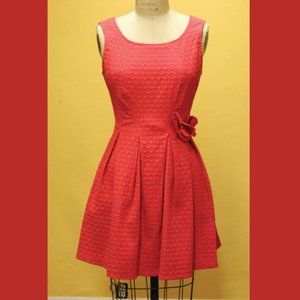 Hot Pink Fit&Flare Summer Dress, size 6.